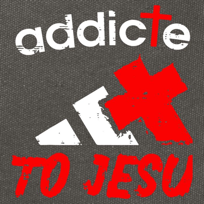 Addicted To Jesus Cotton Canvas Backpack