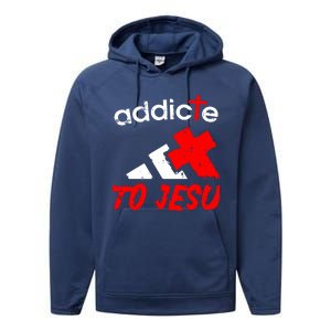 Addicted To Jesus Performance Fleece Hoodie