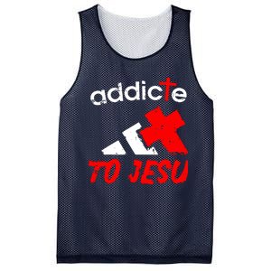 Addicted To Jesus Mesh Reversible Basketball Jersey Tank