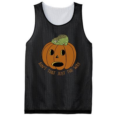 AinT That Just The Way Retro Style Pumpkin Mesh Reversible Basketball Jersey Tank