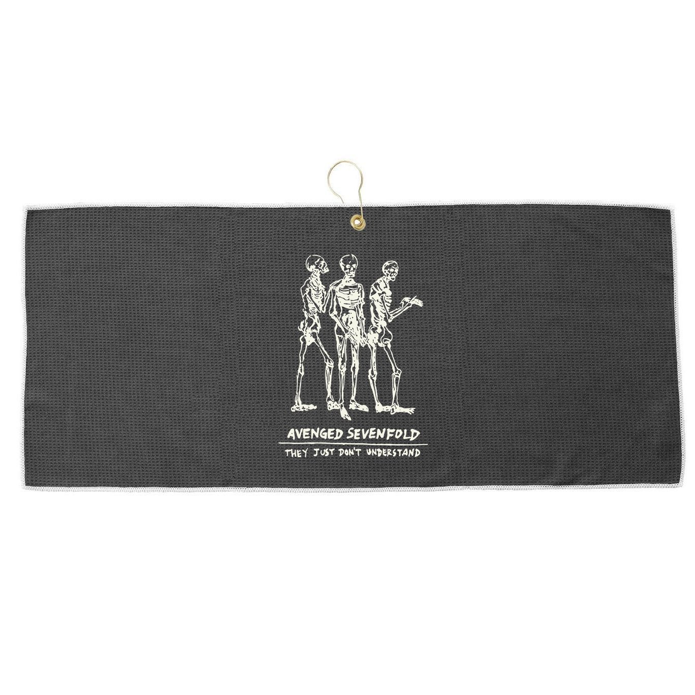 Avenged They Just Dont Understand Large Microfiber Waffle Golf Towel