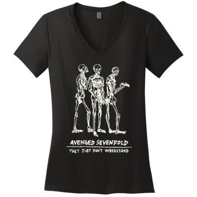 Avenged They Just Dont Understand Women's V-Neck T-Shirt
