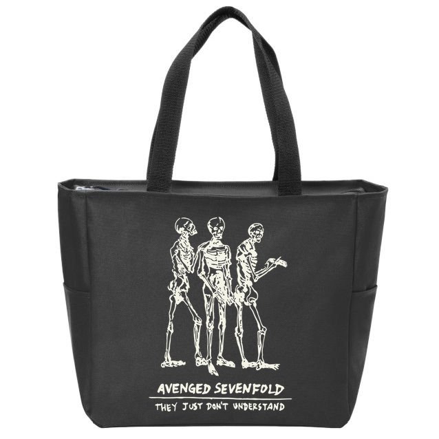 Avenged They Just Dont Understand Zip Tote Bag