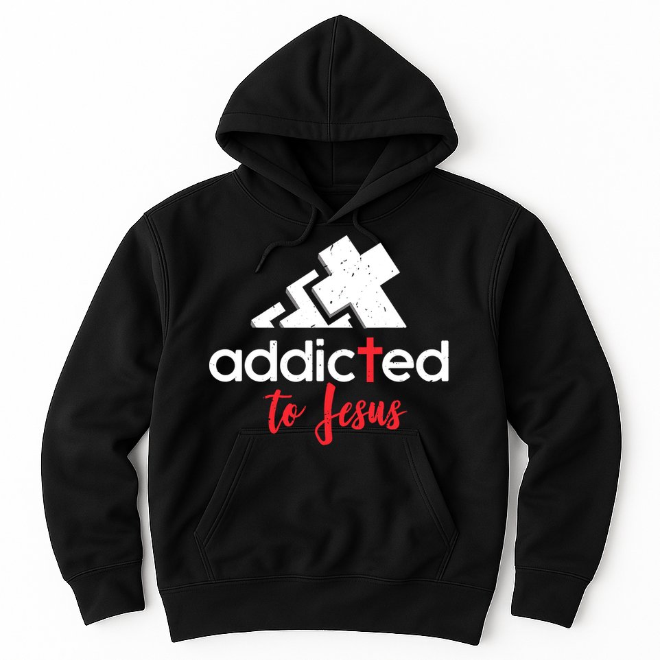 Addicted To Jesus Christian Faith God Hoodie
