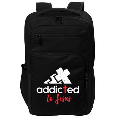 Addicted To Jesus Christian Faith God Impact Tech Backpack