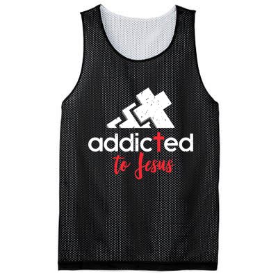Addicted To Jesus Christian Faith God Mesh Reversible Basketball Jersey Tank