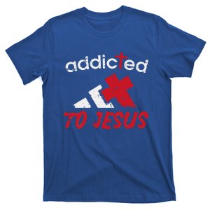 Addicted To Jesus God Faith Religious Christian T-Shirt