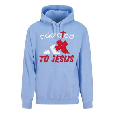 Addicted To Jesus God Faith Religious Christian Unisex Surf Hoodie