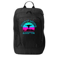 Austin Texas Keep It Weird Longhorn Sunset Gift City Backpack