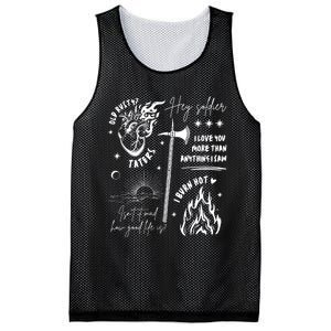 All Things Karlach Baldurs Gate 3 Game Lover Mesh Reversible Basketball Jersey Tank