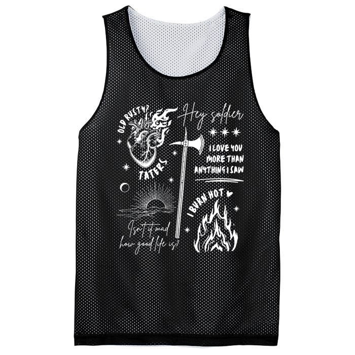 All Things Karlach Baldurs Gate 3 Game Lover Mesh Reversible Basketball Jersey Tank