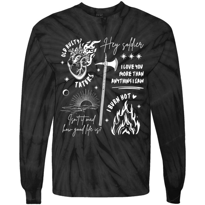 All Things Karlach Baldurs Gate 3 Game Lover Tie-Dye Long Sleeve Shirt