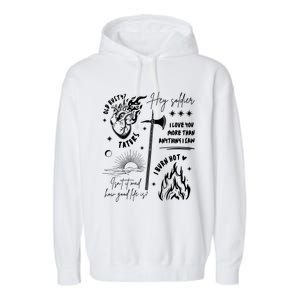 All Things Karlach Baldurs Gate 3 Game Lover Garment-Dyed Fleece Hoodie