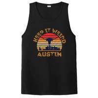 Austin, Texas Keep It Weird Longhorn Sunset PosiCharge Competitor Tank