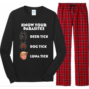 Anti Trump Know Your Parasites Lunatic Long Sleeve Pajama Set