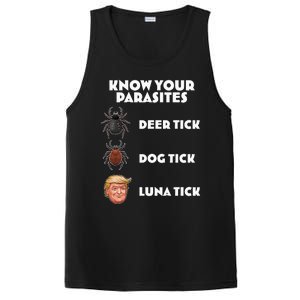 Anti Trump Know Your Parasites Lunatic PosiCharge Competitor Tank