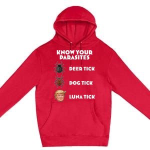 Anti Trump Know Your Parasites Lunatic Premium Pullover Hoodie