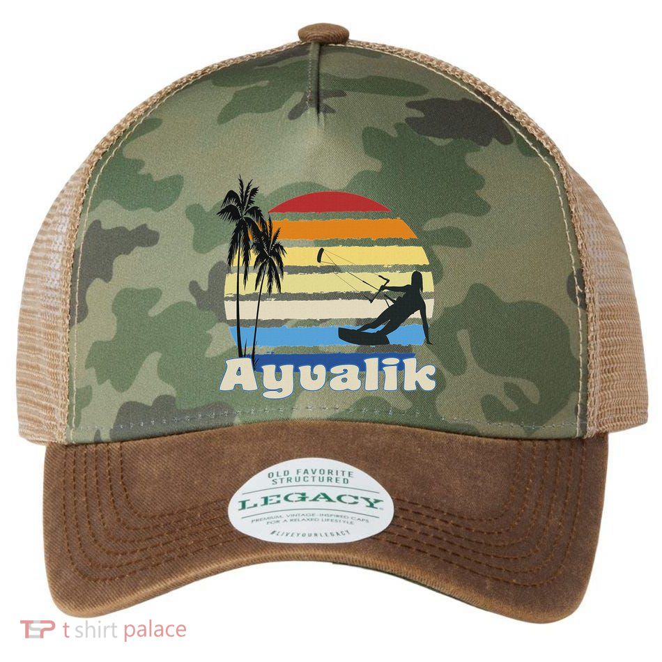 Ayvalik Turkey Kitesurfing Kitesurfer Beach Legacy Tie Dye Trucker Hat
