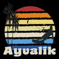 Ayvalik Turkey Kitesurfing Kitesurfer Beach Cooling Performance Crew T-Shirt