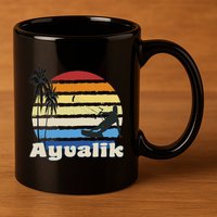 Ayvalik Turkey Kitesurfing Kitesurfer Beach 11oz C Handle Ceramic Mug