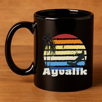 Ayvalik Turkey Kitesurfing Kitesurfer Beach 11oz C Handle Ceramic Mug