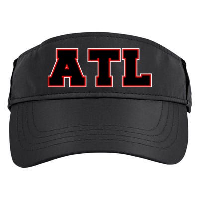 ATL Atlanta, Georgia College Letters Football Fan Block Letters Adult Drive Performance Visor