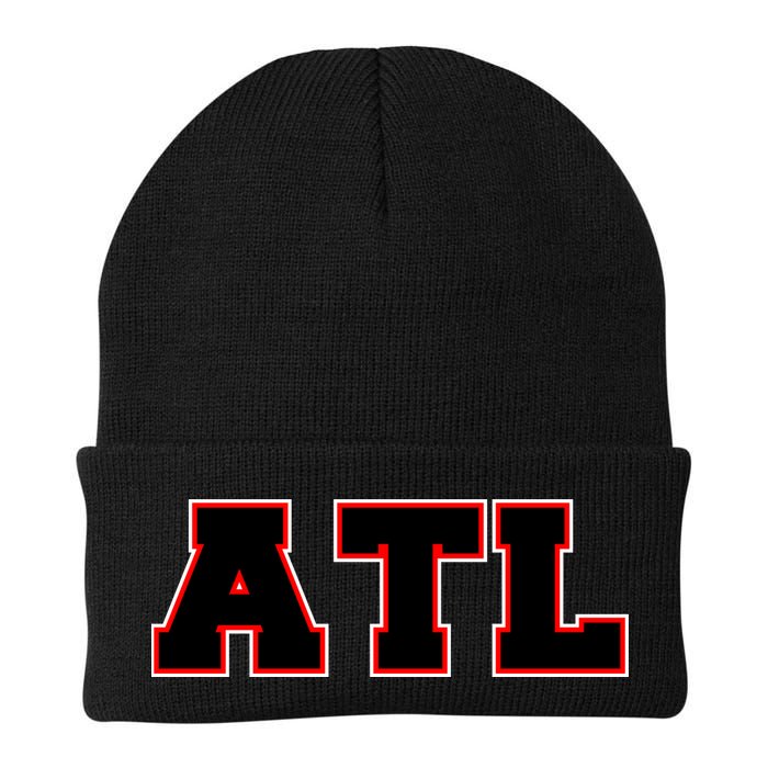 ATL Atlanta, Georgia College Letters Football Fan Block Letters Beanie