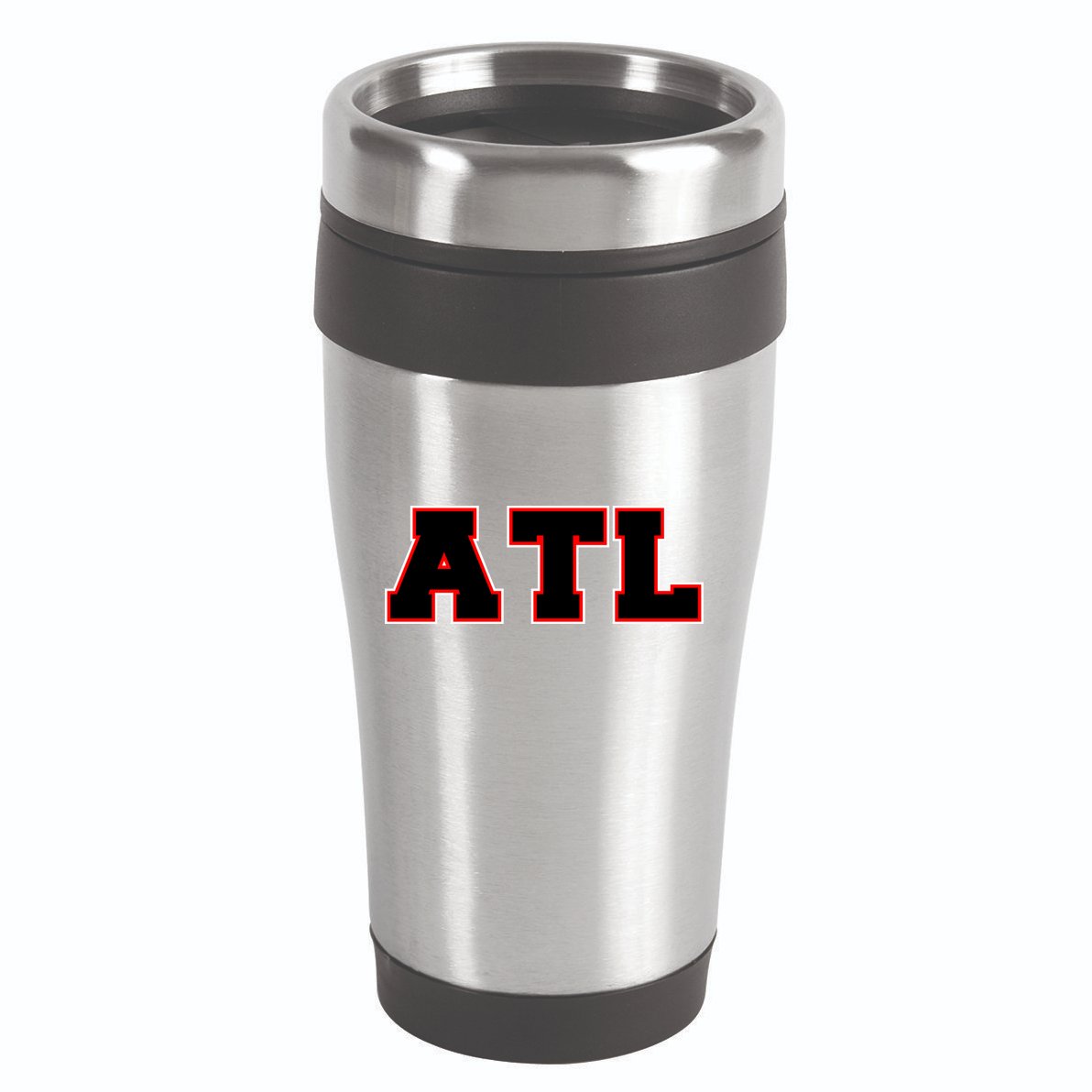 ATL Atlanta, Georgia College Letters Football Fan Block Letters 16oz Travel Tumbler