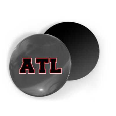 ATL Atlanta, Georgia College Letters Football Fan Block Letters Magnet