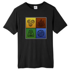 ATL Nation Air Bending Symbols Fire Earth Water Tall Fusion ChromaSoft Performance T-Shirt