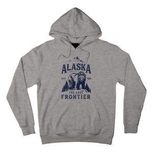 Alaska The Last Frontier Bear Home Tall Hoodie