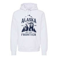 Alaska The Last Frontier Bear Home Premium Hoodie