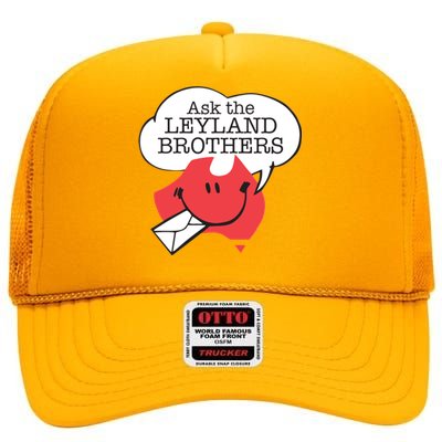 Ask The Leyland Brothers High Crown Mesh Back Trucker Hat