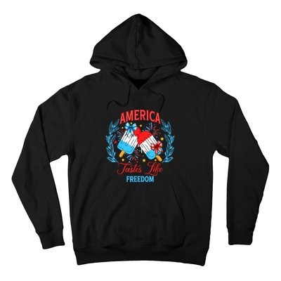 America Tastes Like Freedom 4th Of July Hoodie