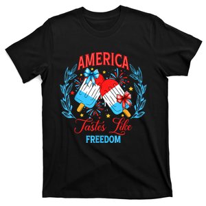 America Tastes Like Freedom 4th Of July T-Shirt