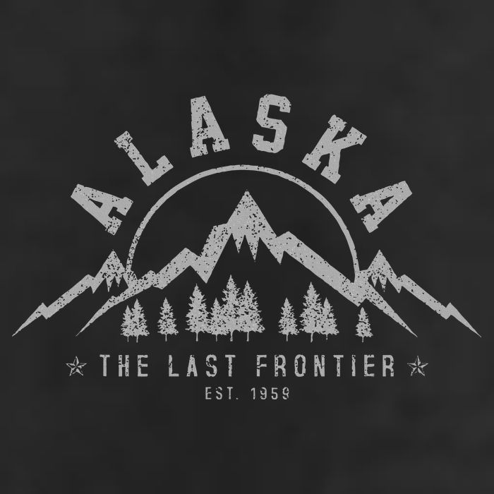Alaska The Last Frontier Est. 1959 Mountains Nature Cool Comfort Performance Bucket Hat