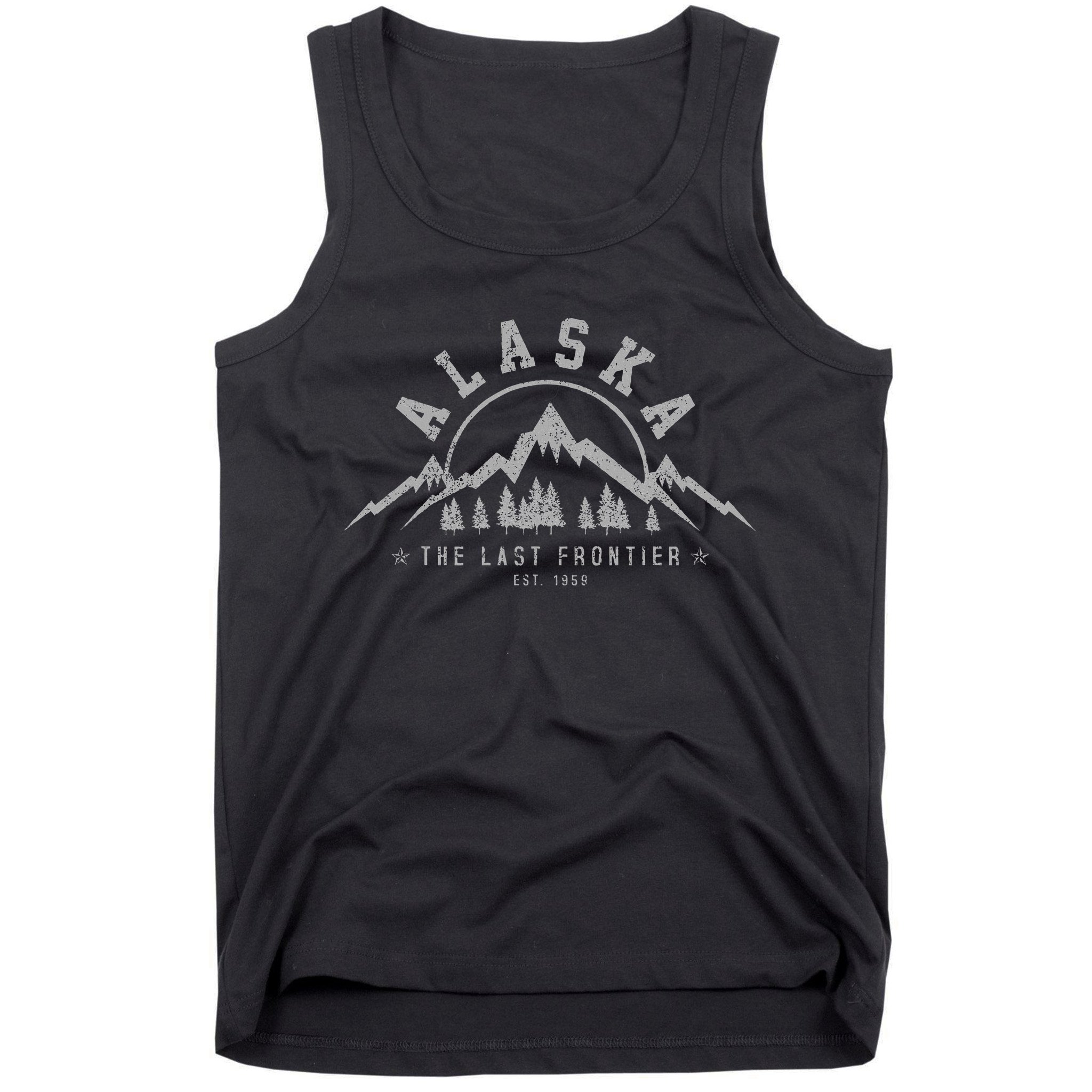 Alaska The Last Frontier Est. 1959 Mountains Nature Tank Top
