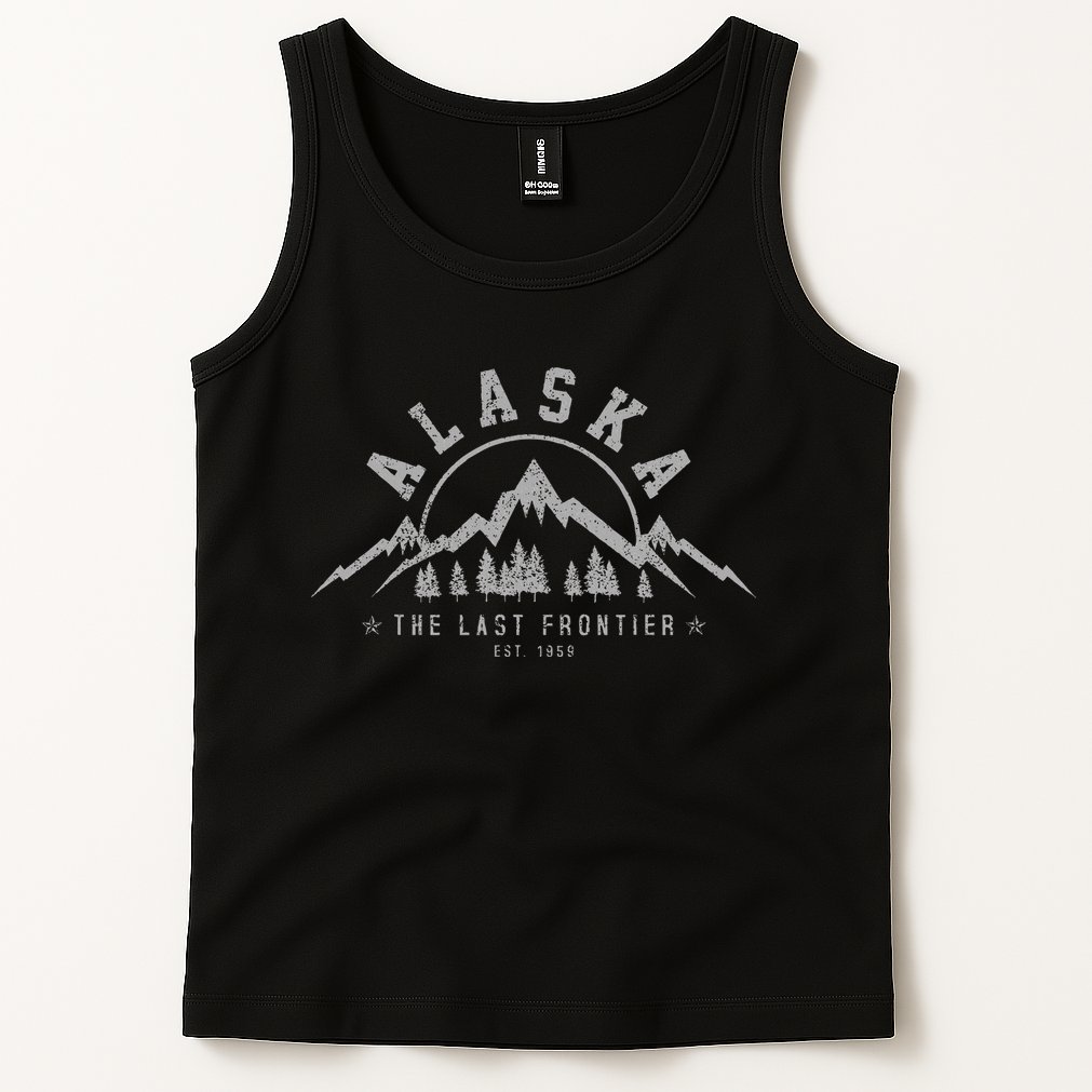 Alaska The Last Frontier Est. 1959 Mountains Nature Tank Top