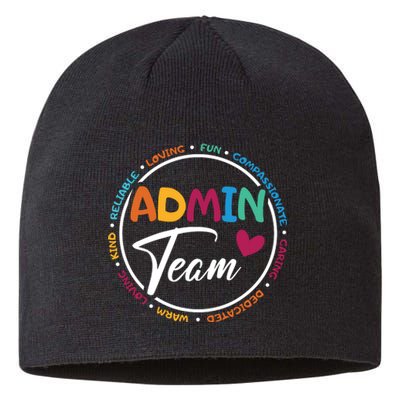 Admin Team Love Admin Staff Admin Crew Gifts Secretary Sustainable Beanie