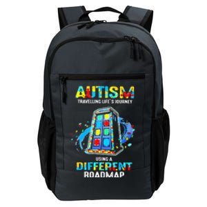 Autism Travelling Life's Journey Using A Diffrent Roadmap Daily Commute Backpack