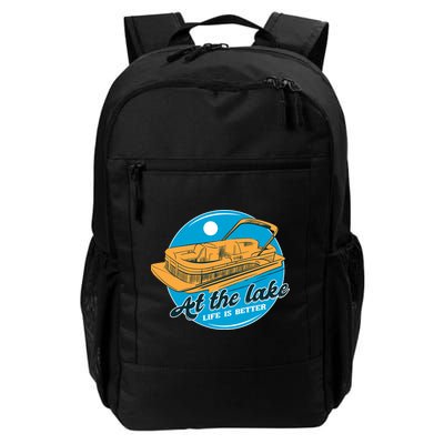 At The Lake Life Is Better Pontoon Backpack