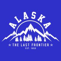 Alaska The Last Frontier Est 1959 Mountains Nature Gift Zip Tote Bag