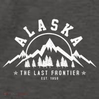 Alaska The Last Frontier Est 1959 Mountains Nature Gift Vector Backpack