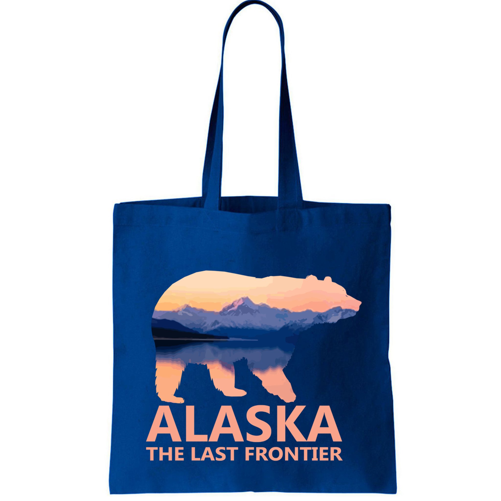 Alaska The Last Frontier Grizzly Bear Lake Gift Funny Gift Bag