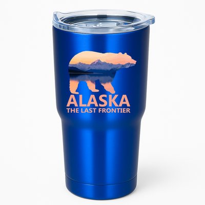 Alaska The Last Frontier Grizzly Bear Lake Gift Funny Gift Tumbler