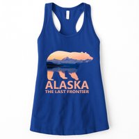 Alaska The Last Frontier Grizzly Bear Lake Gift Funny Gift Womens Tank Top