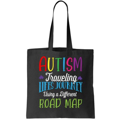 Autism Traveling Life's Journey Using A Different Road Map Gift Bag