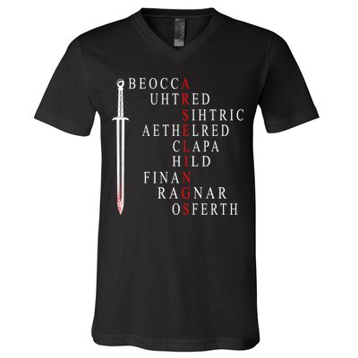 Arselings The Last Kingdom V-Neck T-Shirt