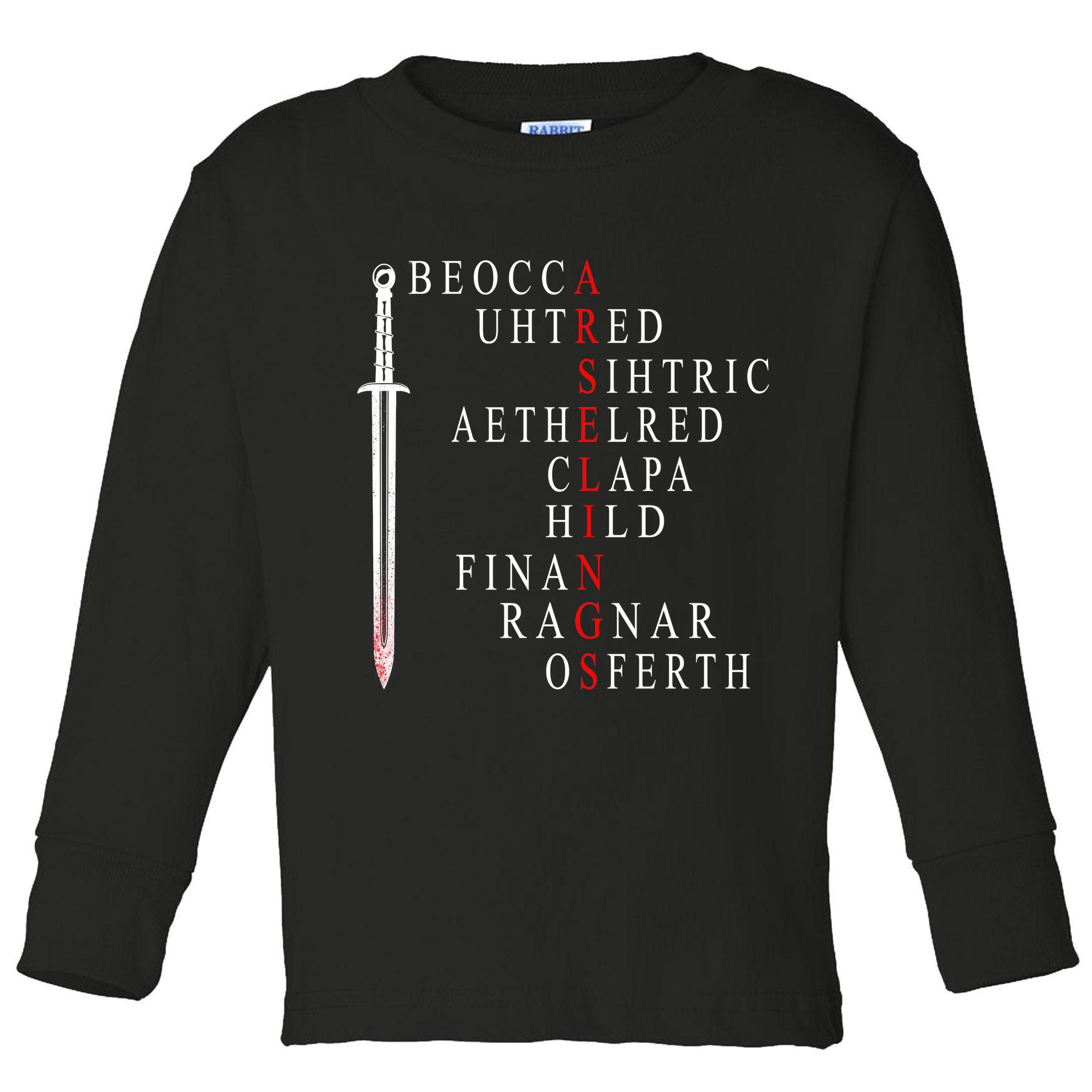 Arselings The Last Kingdom Toddler Long Sleeve Shirt