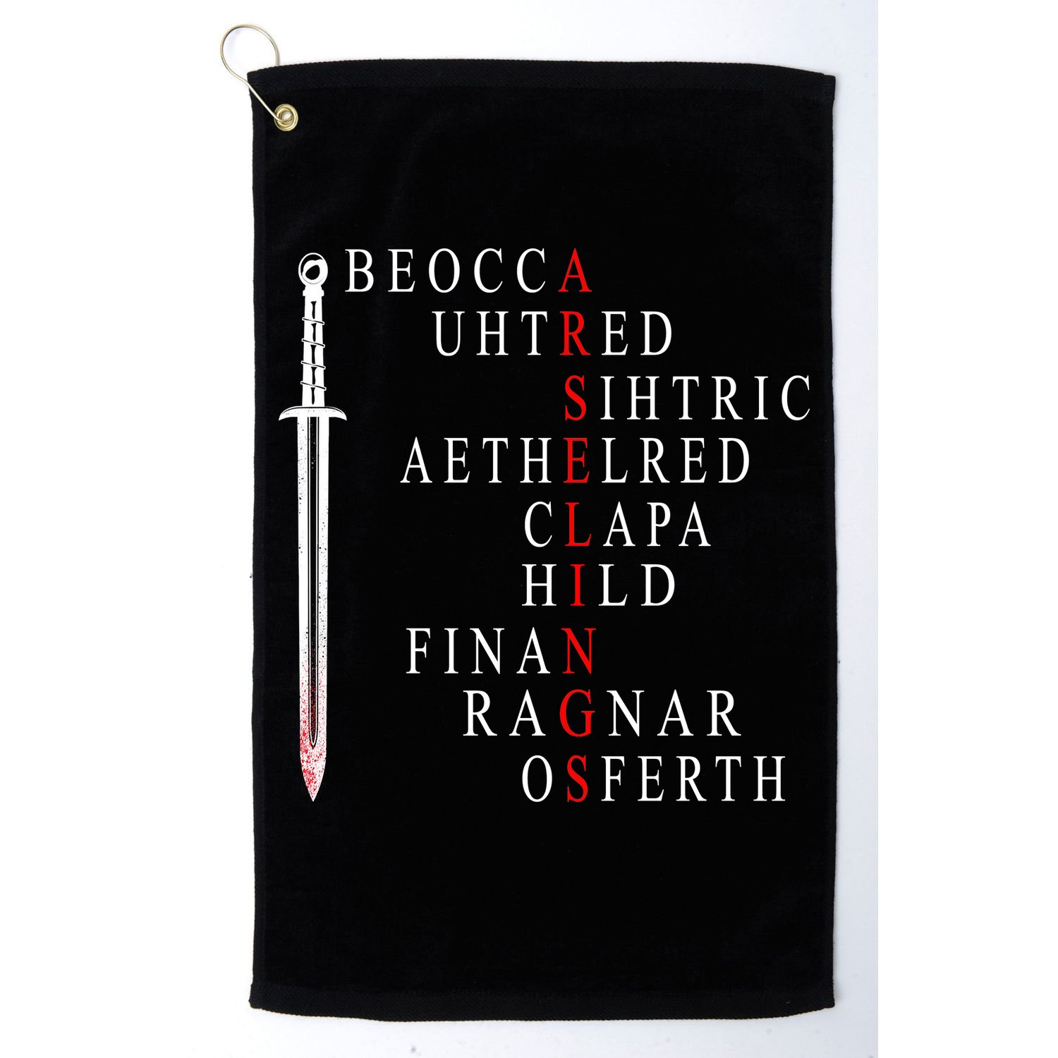 Arselings The Last Kingdom Golf Towel